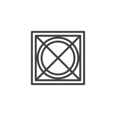 Kuru işaret çizgisi simgesini yuvarlamayın