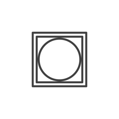 Tumble kuru, çamaşır makinesi tabela simgesi