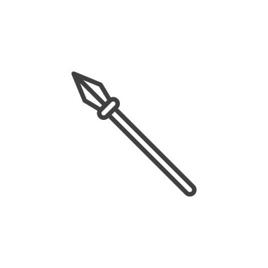 Ortaçağ mızrak çizgi simgesi