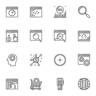 SEO satır simgeleri ayarlandı