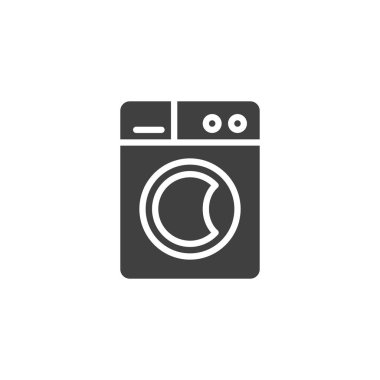 Çamaşır makinesi vektör simgesi