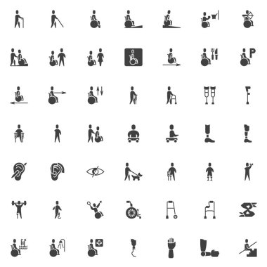 Devre dışı bırakılmış vektör simgeleri kümesi