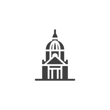 Kopenhag ünlü dönüm noktası vektör simgesi