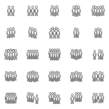 İnsan satırı simgeleri dizisi