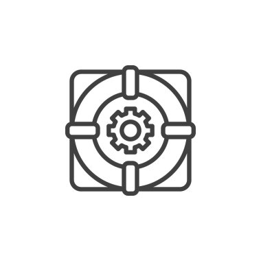 Teknik destek satırı simgesi