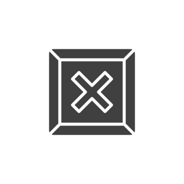 Düğme vektör simgesini sil