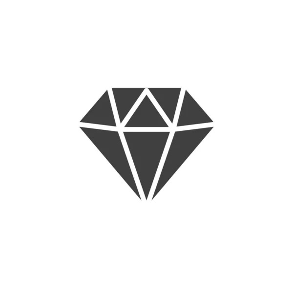 Icona vettoriale diamante — Vettoriale Stock