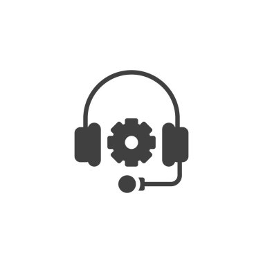Teknik destek vektör simgesi