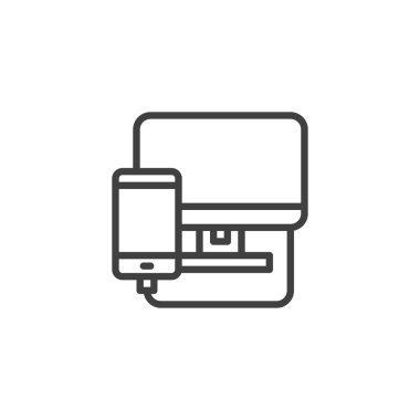 Telefon teşhis servis satırı simgesi