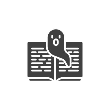 sihirli kitap vektör simgesi