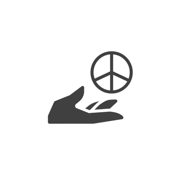 Day of peace vector icon — Stock Vector