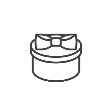 Hediye kutusu satırı simgesini yuvarla