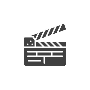 Clapper kurulu vektör simgesi