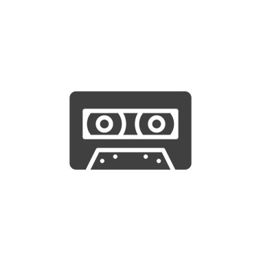 Ses kaset vektör simgesi