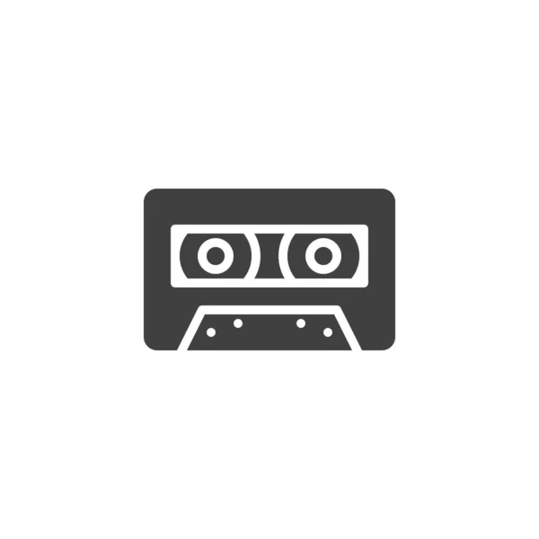 Icône de vecteur de cassette audio — Image vectorielle
