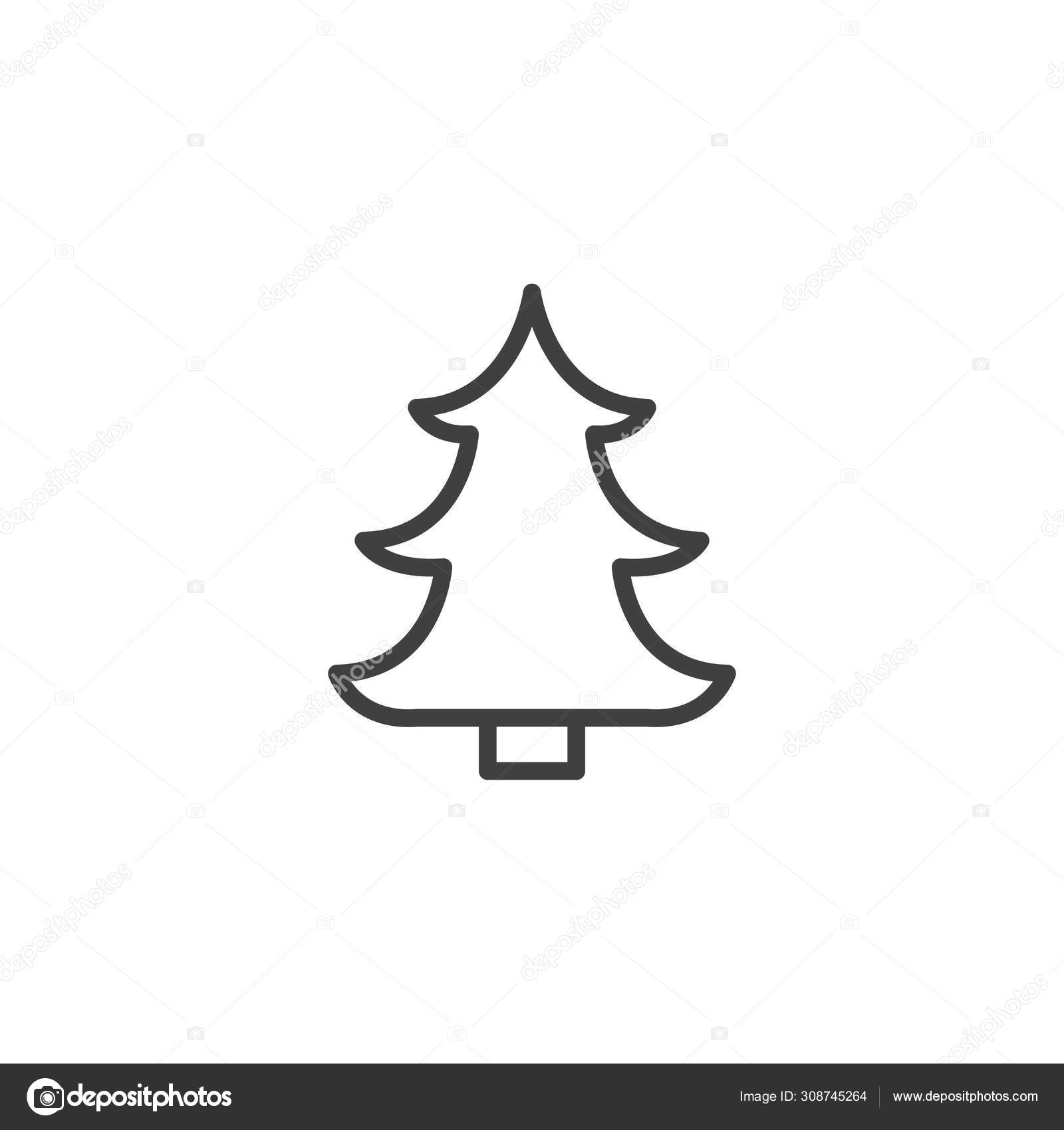 Weihnachtsbaum Ikone Vektorgrafik Lizenzfreie Grafiken C Avicons Depositphotos