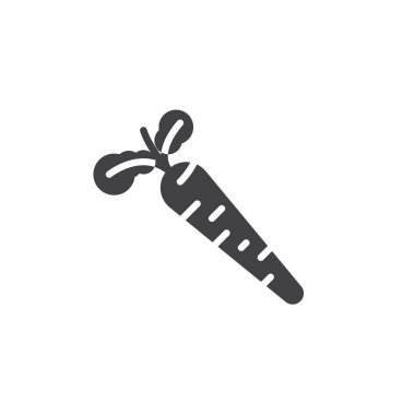 Havuç sebze vektörü simgesi