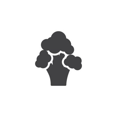 Brokoli lahana sebze vektör simgesi.