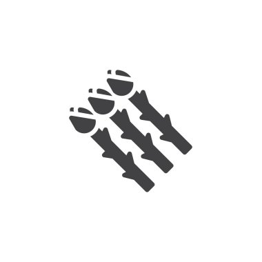 Kuşkonmaz vektör simgesi