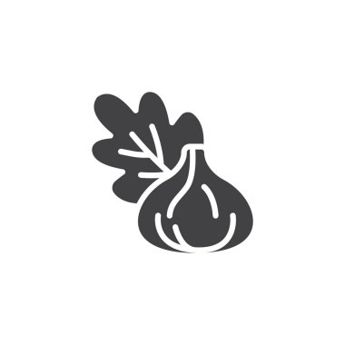 İncir meyve vektör simgesi