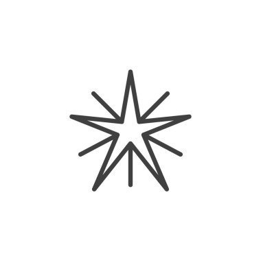 Noel yıldız satırı simgesi