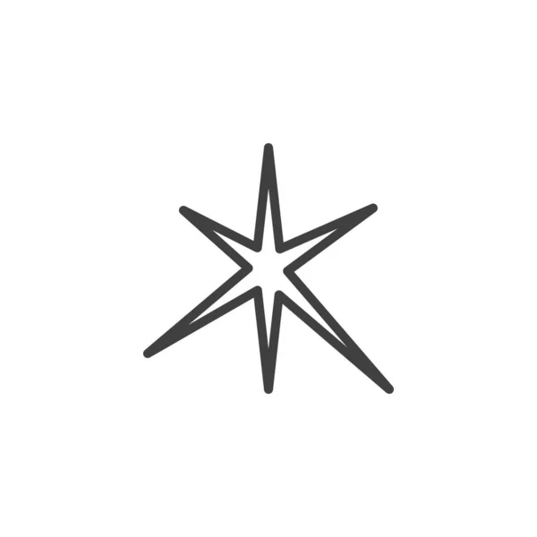 Blitz, Sternzeichensymbol — Stockvektor
