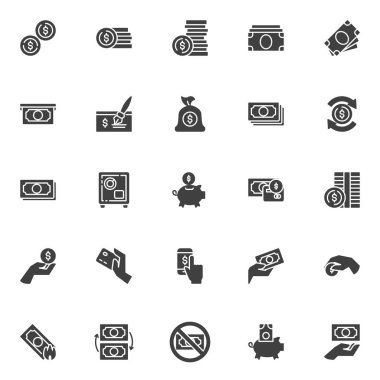 Para vektörü simgeleri ayarlandı