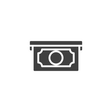 ATM yuvası vektör simgesinden para çekin