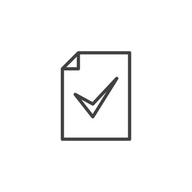 Onaylı belge dosya satırı simgesi