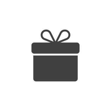 hediye kutusu vektör simgesi