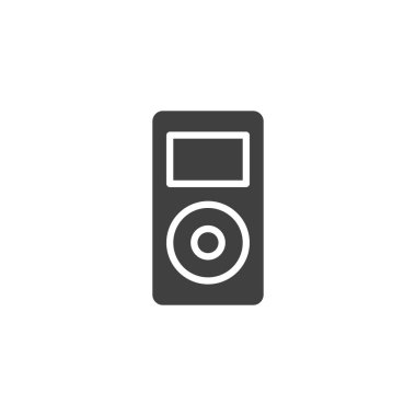 müzik çalar vektör simgesi