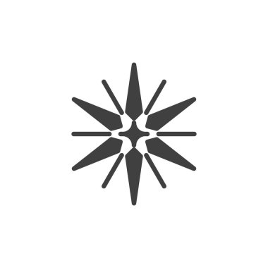 Sihirli yıldız vektör simgesi