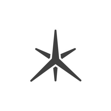 yıldız patlaması vektör simgesi