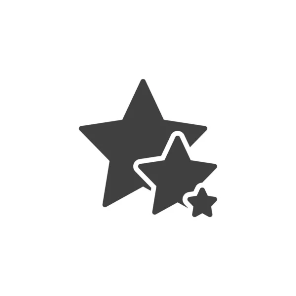 Ikona vektoru tří hvězd — Stockový vektor