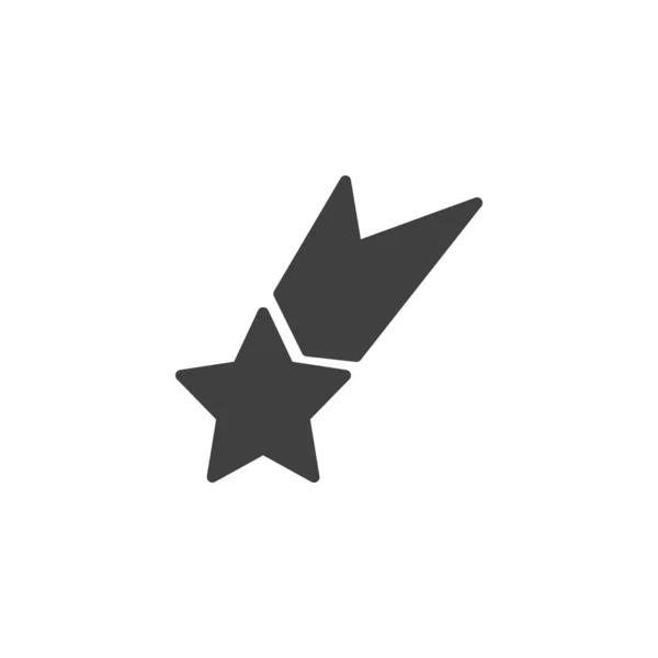 Padající hvězda vektorové ikony — Stockový vektor