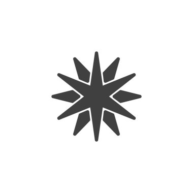 Noel Kar Tanesi vektör simgesi