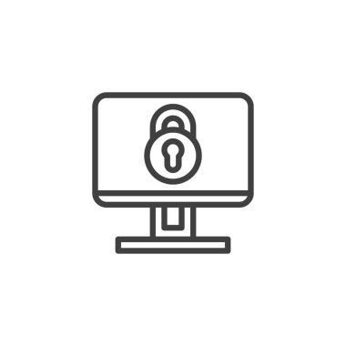 bilgisayar güvenlik satırı simgesi
