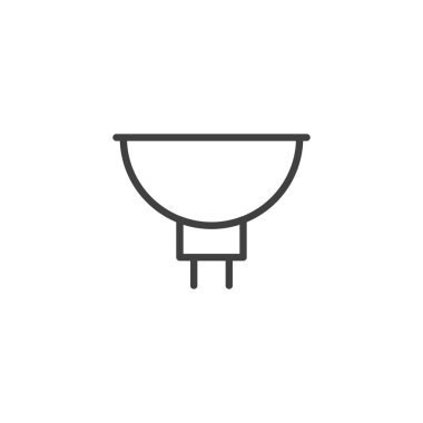 Fiş çizgisi simgesine sahip ampul