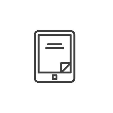 Elektronik kitap okuyucu satırı simgesi