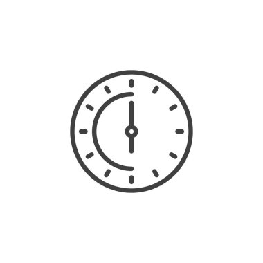 Saat 6 'daki satır simgesi