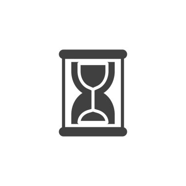 Akan kum saati vektör simgesi