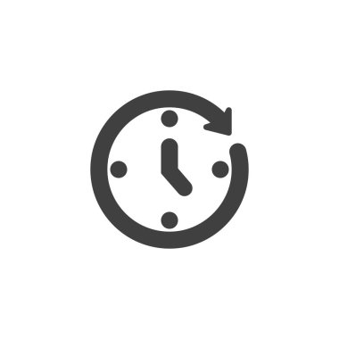 Zaman vektör simge geçirilmesi