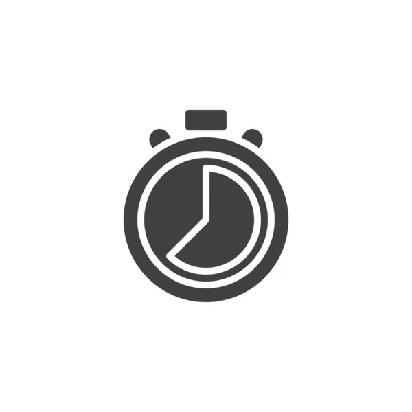 Stopwatch timer vector icon — Stock Vector