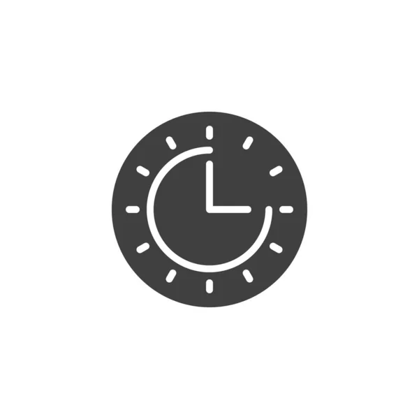 Εικονίδιο ρολογιού ώρα διάνυσμα — Διανυσματικό Αρχείο