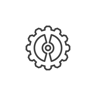 Çarklı dişli satırı simgesi