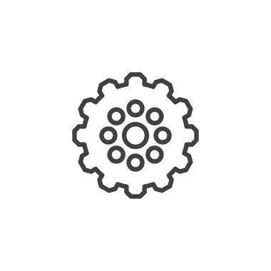 Çarklı dişli satırı simgesi