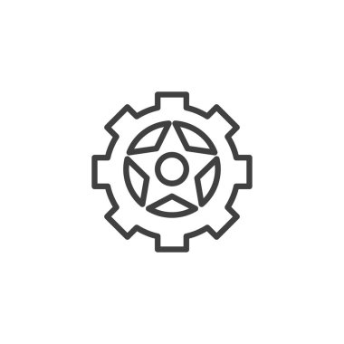 Çarklı dişli satırı simgesi