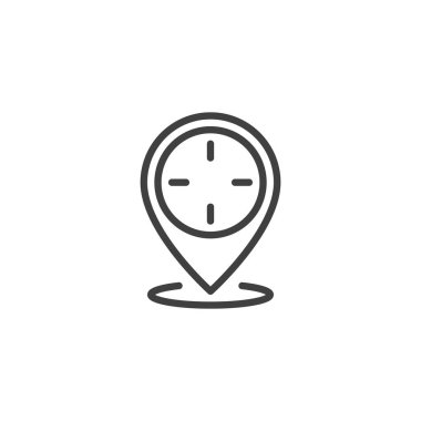 Konum hedefleme satırı simgesi