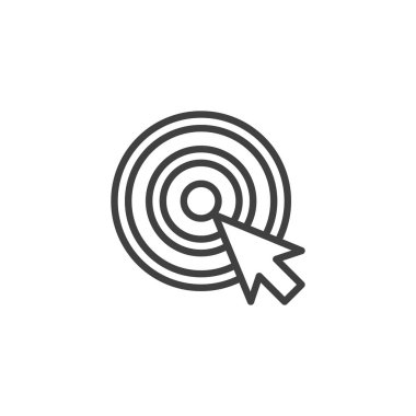 Hedef ve imleç satırı simgesi