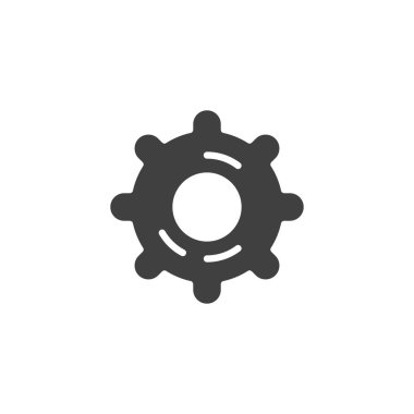 dişli tekerlek vektör simgesi